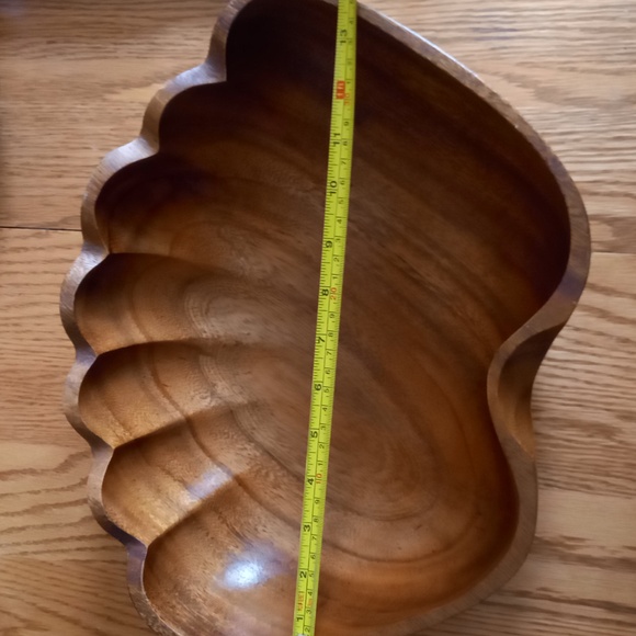 Vintage Monkey Pod Wood Salad bowl - Picture 6 of 10